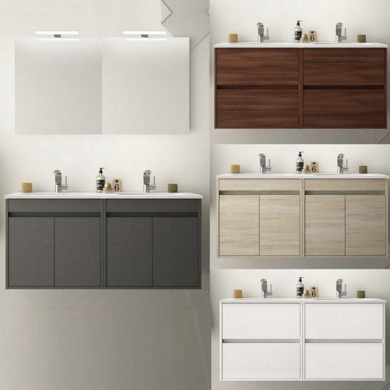 Accessori Bagno Mondo Convenienza.Mobili Bagno Con Doppio Lavabo Tante Misure Diverse