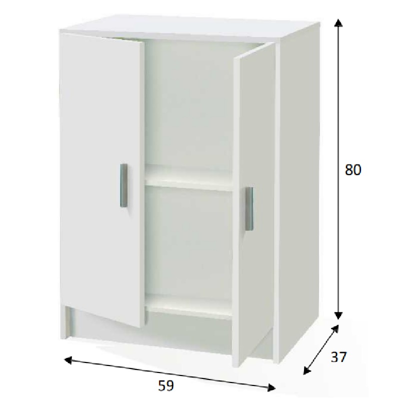 base-multiuso-bianco-2-ante-ripiano-regolabile-misure