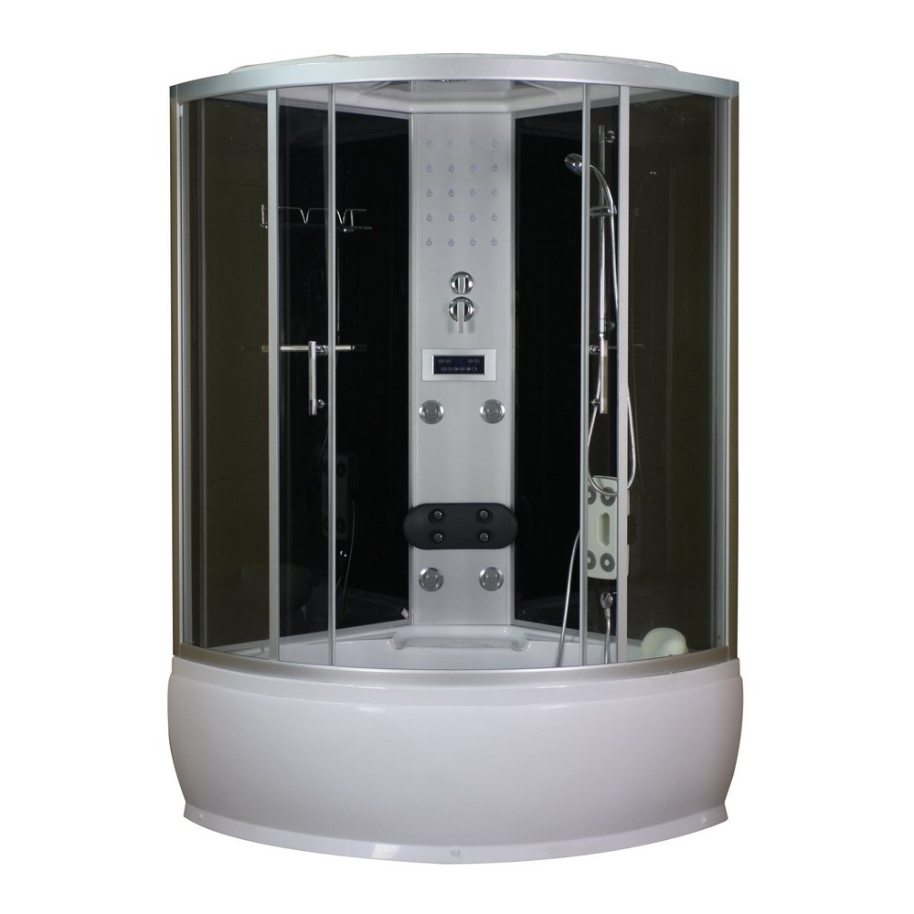 Cabina idromassaggio multifunzione con vasca 120x120 o 130x130 cm CB016