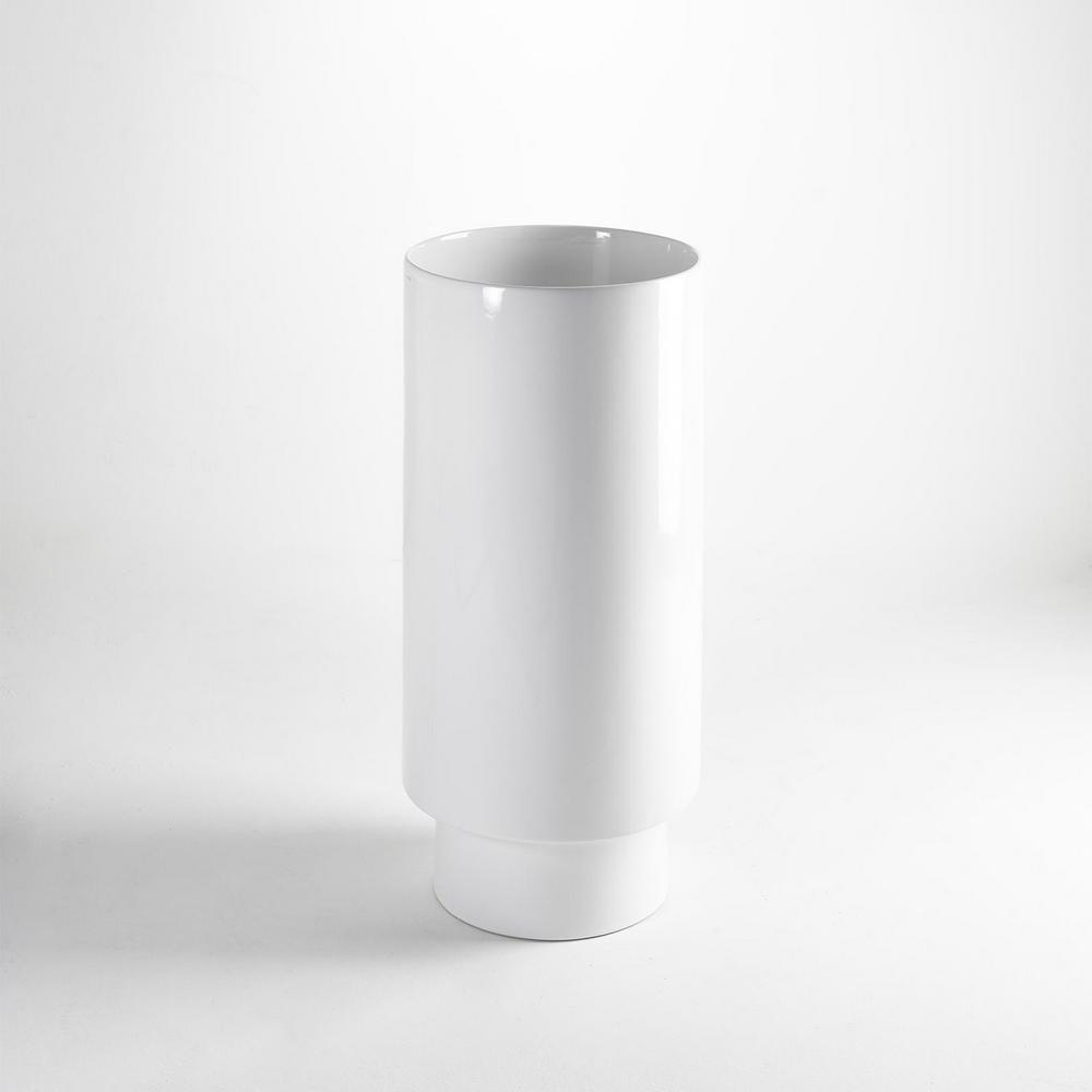 Lavabo freestanding in ceramica 40xH85 cm bianco lucido LAV95