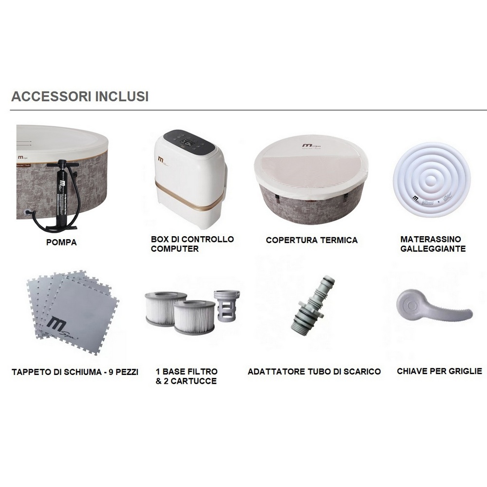 minipiscina-idromassaggio-circolare-Textile-180-cm-accessori