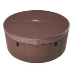 minipiscina-idromassaggio-rotonda-marrone-182-cm-full-optional-cover