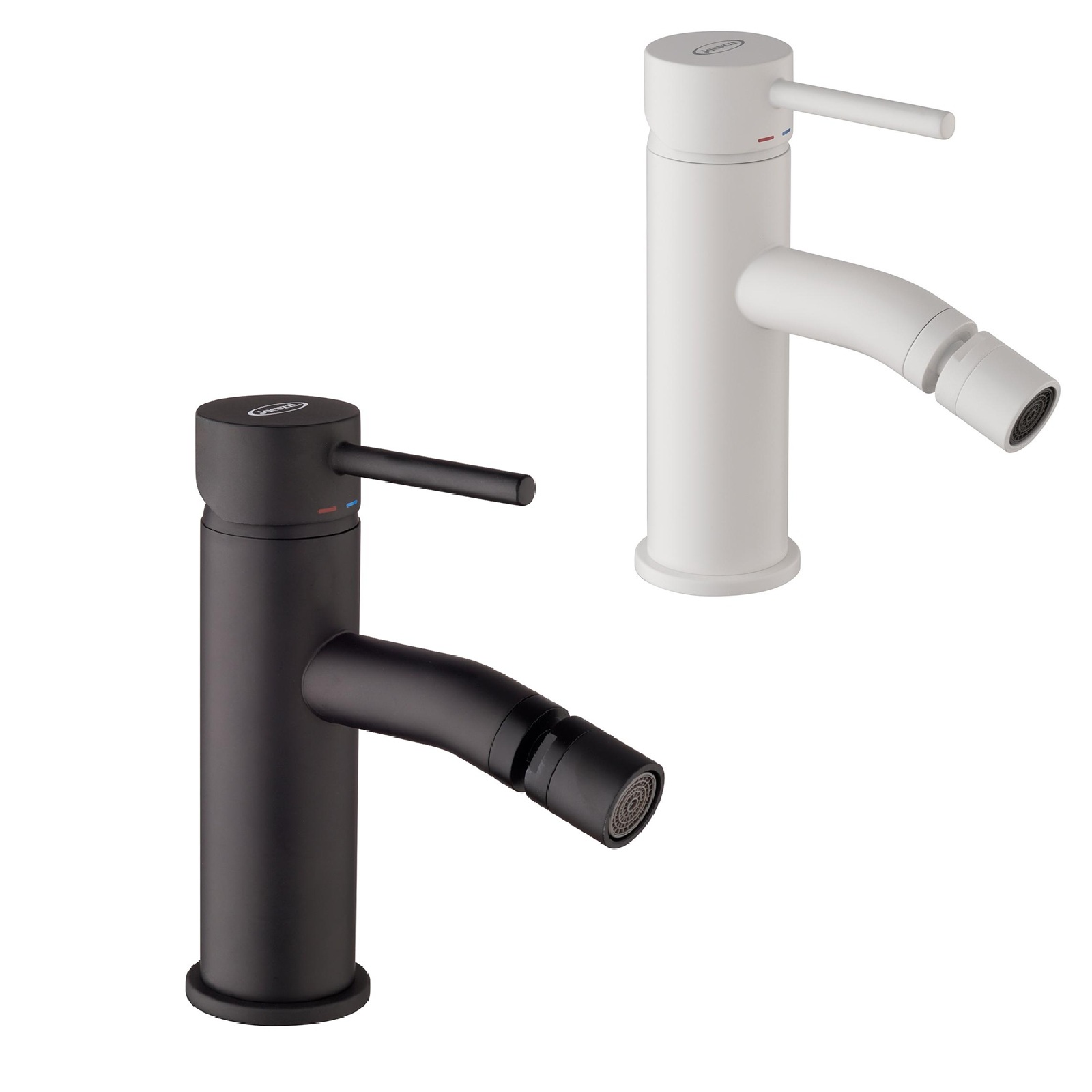 Miscelatore monocomando per Bidet Jacuzzi disponibile bianco o nero opaco RB120