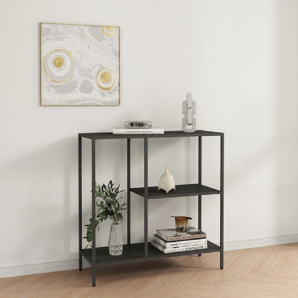 mobile-libreria-bassa-metallo-ardesia