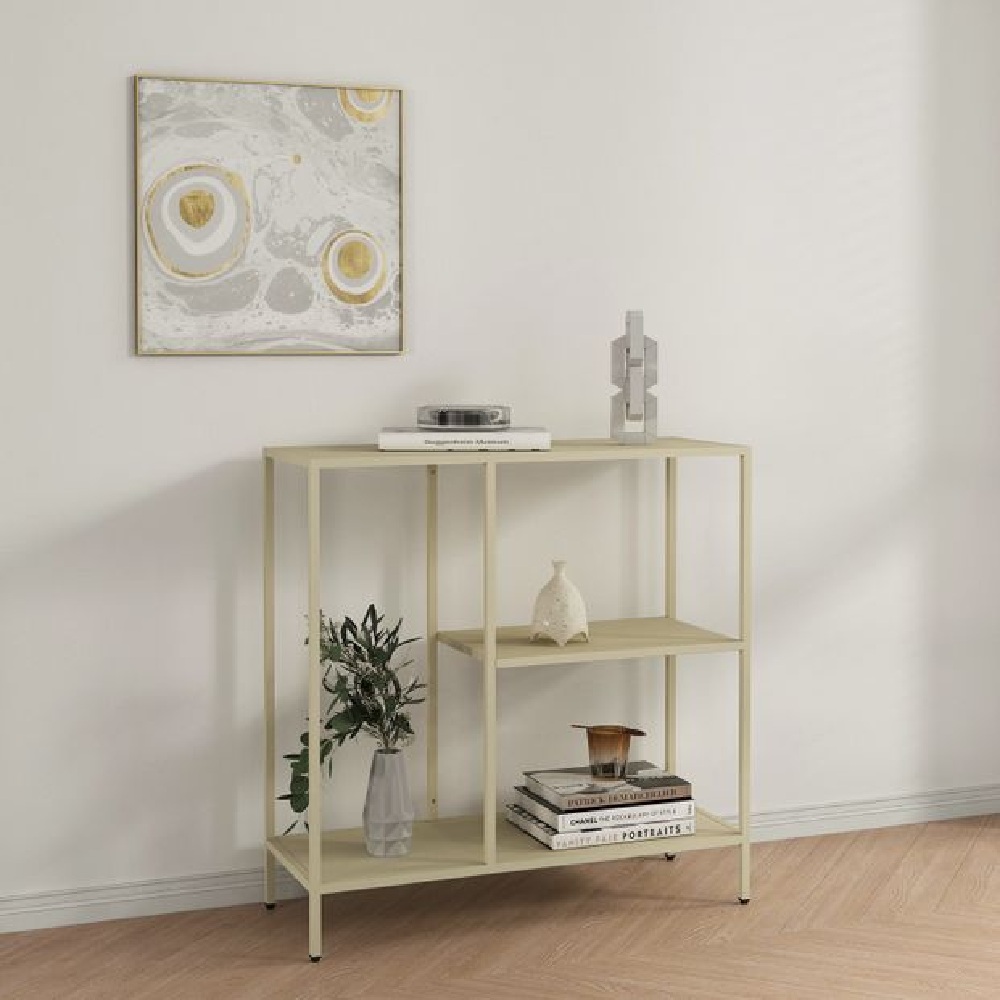 mobile-libreria-bassa-metallo-avana