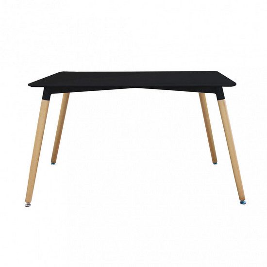 Tavolo da pranzo 140x80 cm con gambe in legno e piano in abs disponibile in  3 colori TL032 - Bagno Italia
