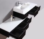 Arredo Bagno Nettuno 180 in wengè con pensile OFFERTA