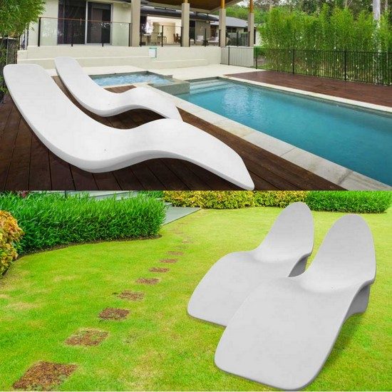 Sdraio da giardino e piscina - sedie relax confortevoli