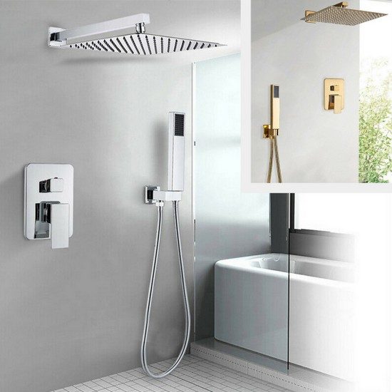 Soffione per doccia multigetto telefono vasca da bagno doccino doccetta +  TUBO