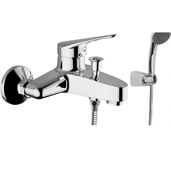 Miscelatore per lavandino bidet e vasca con doccino rubinetteria made in Italy  RB73