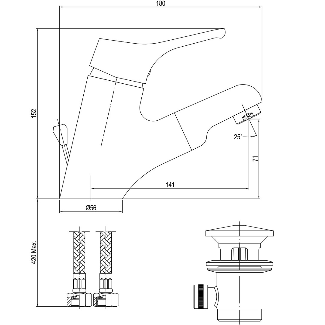 miscelatore-rubinetto-per-lavabo-estraibile-cromato-scheda-tecnica
