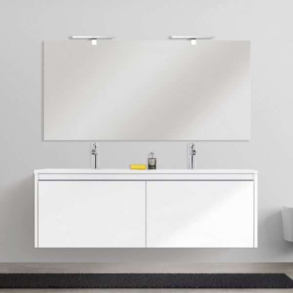 Bagno Italia Mobile Sospeso Con Lavabo 50 Cm - Moderno E Salvaspazio - Scegli Il Colore