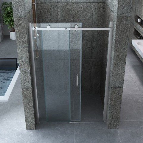 Porta doccia scorrevole per nicchia cristallo 8mm trasparente PR033