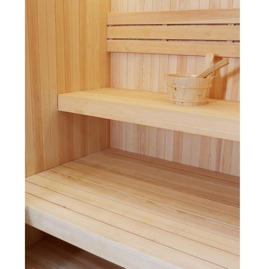 Sauna Finlandese 200x200xH210 cm 4-5 posti cromoterapia bluetooth radio fm  SN036