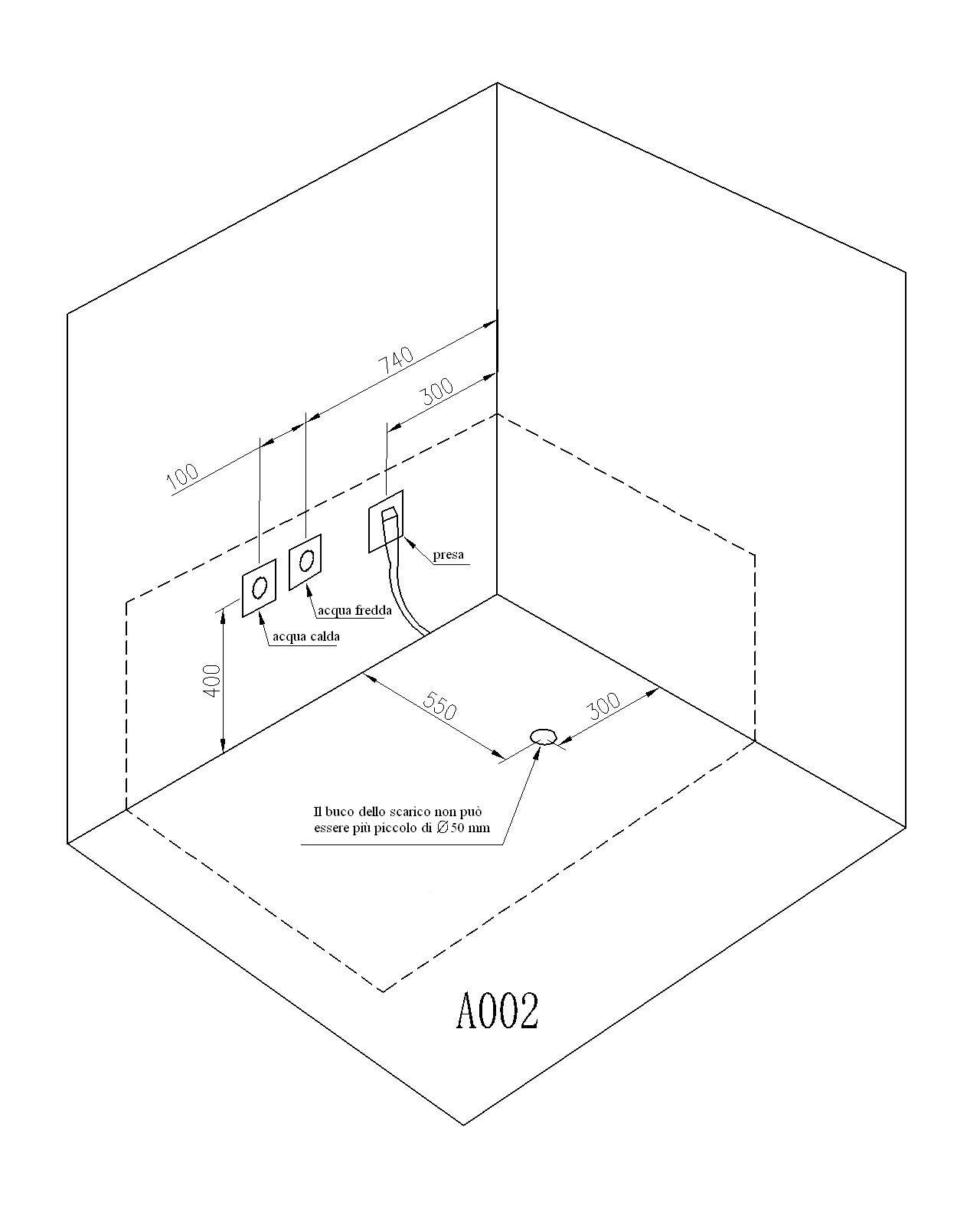 Vasca idromassaggio da bagno 153x82 con 7 getti pr