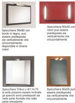 Mobile Arezzo 60 cm disp. in diversi colori
