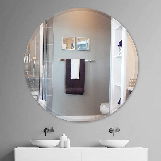 Specchio Contenitore Bagno rettangolare Con Luce Led Nascosta Mobiletto Bagno  con Specchio design moderno Specchiera contenitore 