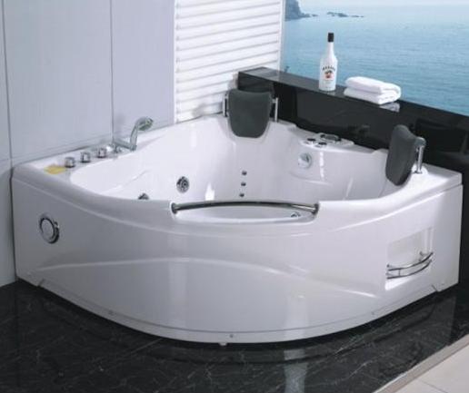 Vasca Idromassaggio 150x150 due posti 11 getti con miscelatore versione destra in Offerta