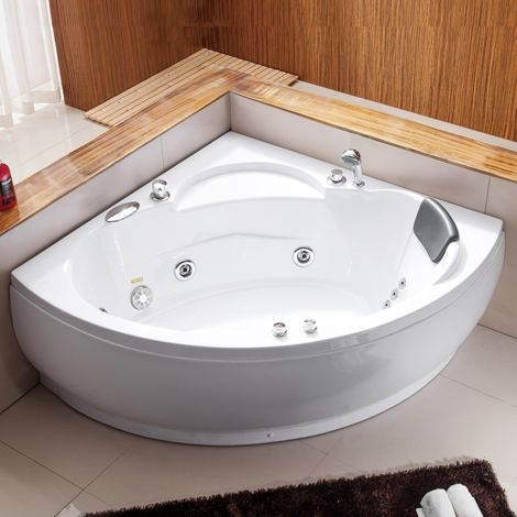 Vasca da bagno idromassaggio 170x120 rettangolare relax per due persone  doccia multifunzione VS101