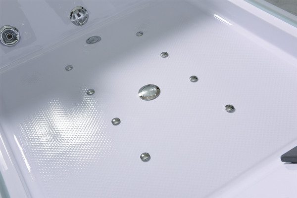 Vasca da bagno idromassaggio 170x120 rettangolare relax per due persone  doccia multifunzione VS101