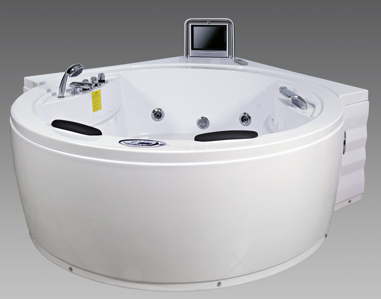 Vasca idromassaggio super accessoriata per due persone con doppio idromassaggio